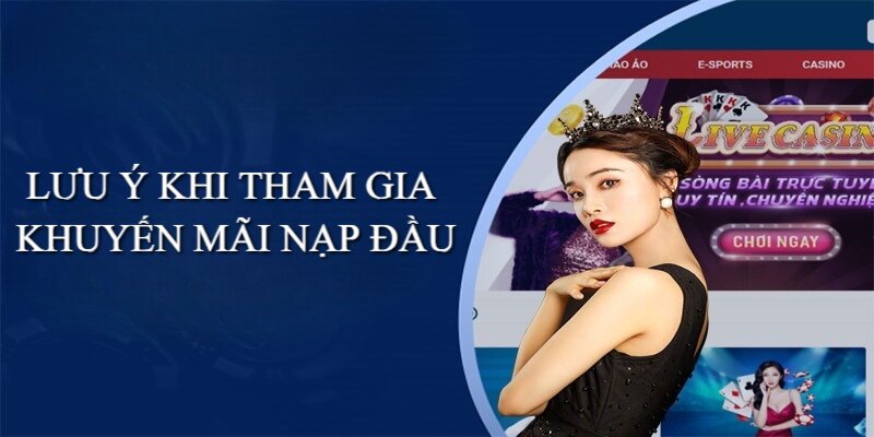 Chỉ tham gia tặng thưởng nạp đầu tại website chính thức của nhà cái