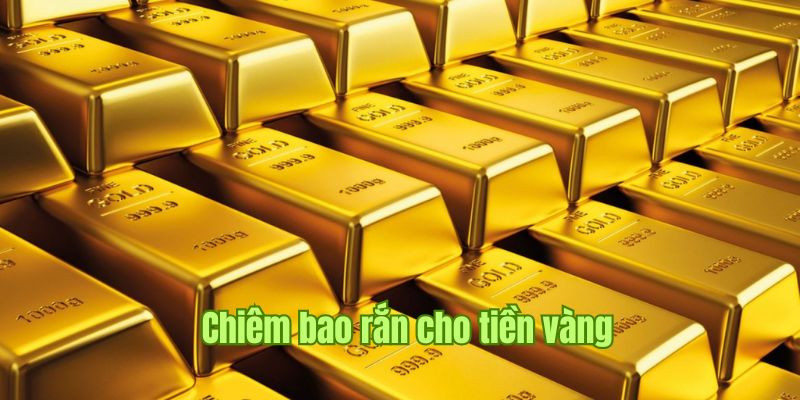 Nằm mơ thấy tiền vàng được cho bởi rắn vào nhà 